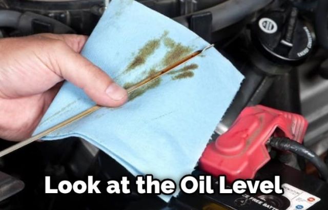 Verify the oil level again