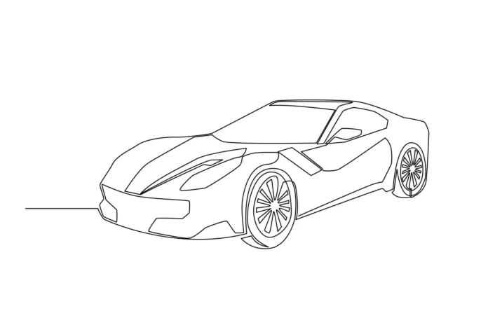 How to Draw a Race Car