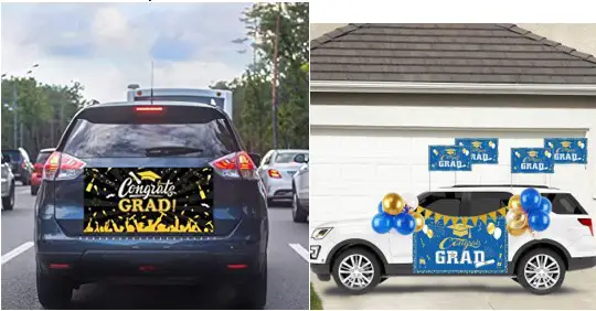 Accessorize the Car with Balloons, Banners, and Flags 