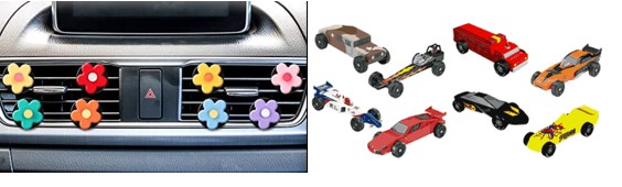 Choose the Design/template for the Car Decoration