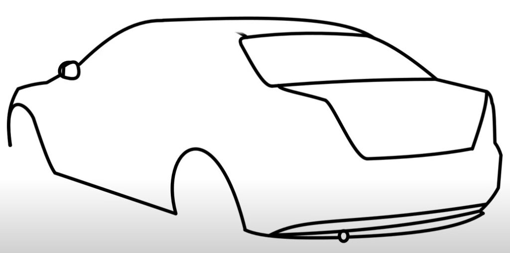 Sketch the Outline of the Car