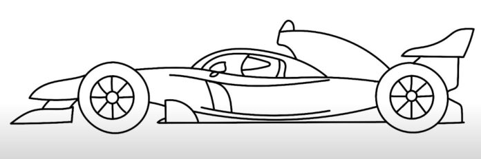 How to Draw an f1 Car