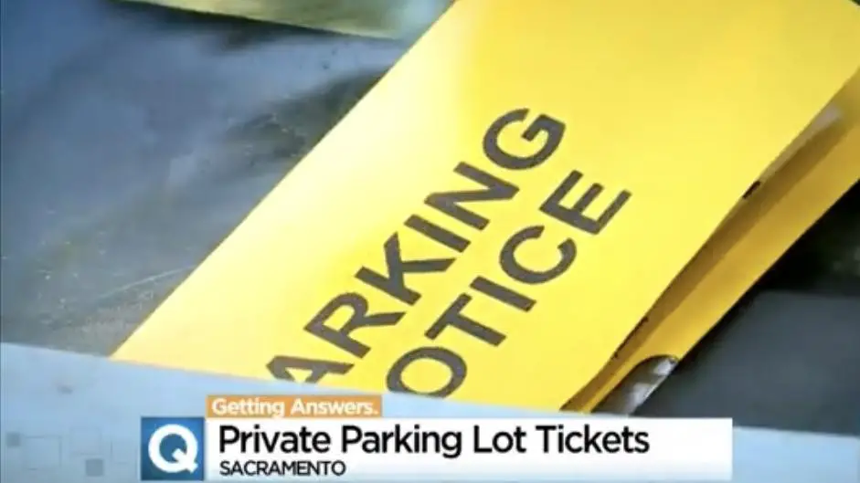 Avoid parking in private lots. 