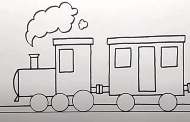 How to Draw a Train Car