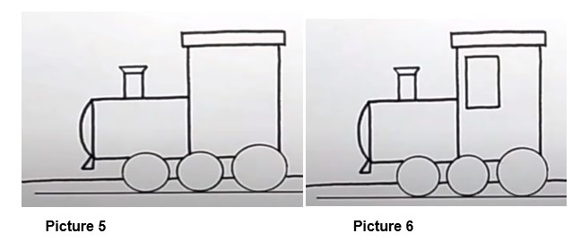 Step 3: Draw the Details of the Train Car