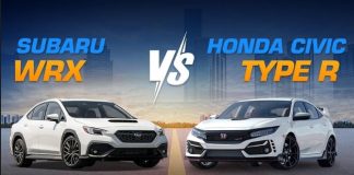 Honda Civic Type R vs. Subaru WRX STI
